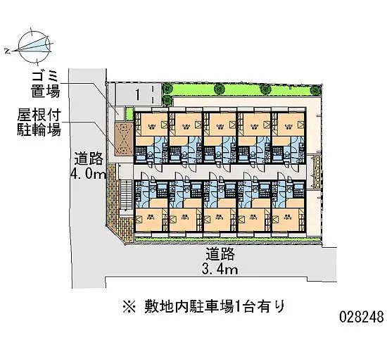 ★手数料０円★大阪市西成区松　月極駐車場（LP）